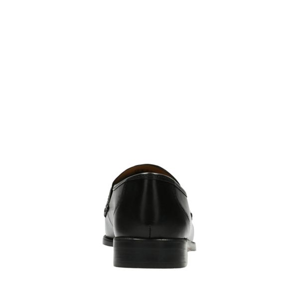 Clarks Mens Astute Drop Loafers Black | CA-5946270